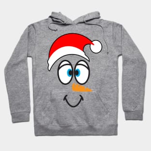 snowman face Hoodie